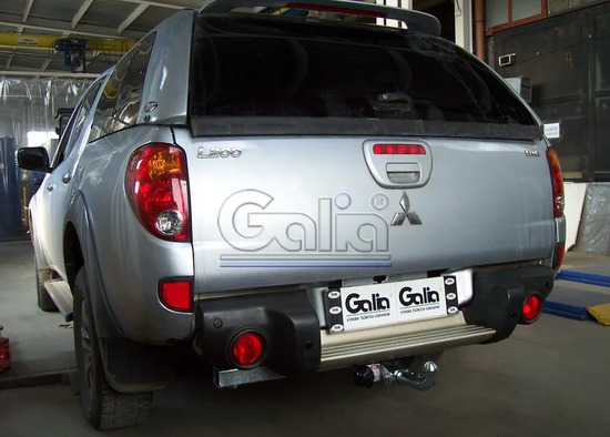 Фаркоп Galia оцинкованный для Mitsubishi L200 V 2015-2022. Быстросъемный крюк. Артикул M120C