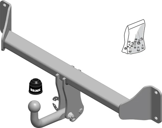 Фаркоп Brink (Thule) для BMW X3 F25 (вкл. xDrive, искл. M-Sport) 2014-2017. Артикул 595300