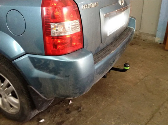 Фаркоп Лидер-Плюс для Kia Sportage II JE 2005-2010. Артикул H204-A