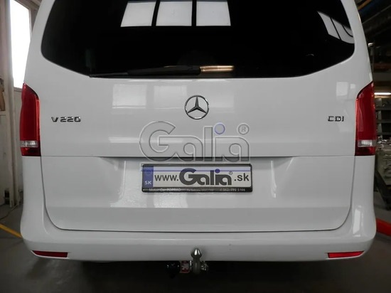 Фаркоп Galia оцинкованный для Mercedes-Benz Vito W639 RWD 2003-2014. Быстросъемный крюк. Артикул M108C