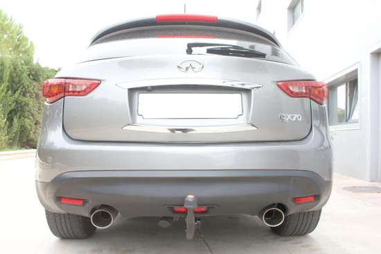 Фаркоп Aragon (быстросъемный крюк, вертикальное крепление) для Infiniti QX50 2013-2017. Артикул E2200AV