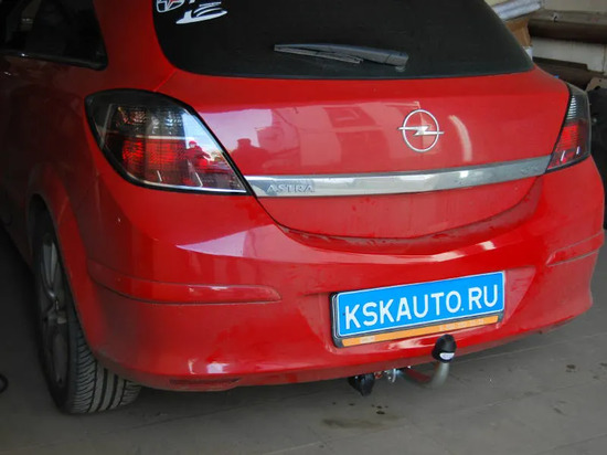 Фаркоп Galia оцинкованный для Opel Astra H хэтчбек 3/5-дв. 2004-2009. Артикул O047A