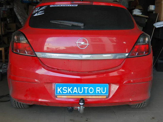 Фаркоп Galia оцинкованный для Opel Astra H хэтчбек 3/5-дв. 2004-2009. Артикул O047A