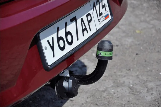 Фаркоп Лидер-Плюс для Renault Logan I седан 2005-2014. Артикул R114-A