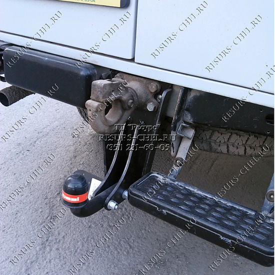 Фаркоп Oris (ранее Bosal) для УАЗ Буханка 2206, 3303, 3909, 3741. Сварной крюк. Артикул 6501-A