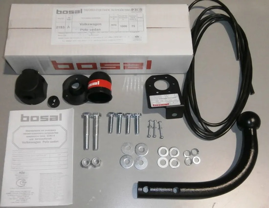 Фаркоп Oris (ранее Bosal) для Volkswagen Polo V седан 2009-2020. Артикул 2193-A