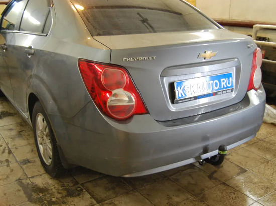 Фаркоп Лидер-Плюс для Chevrolet Aveo II Т300 седан 2012-2015. Артикул C215-A