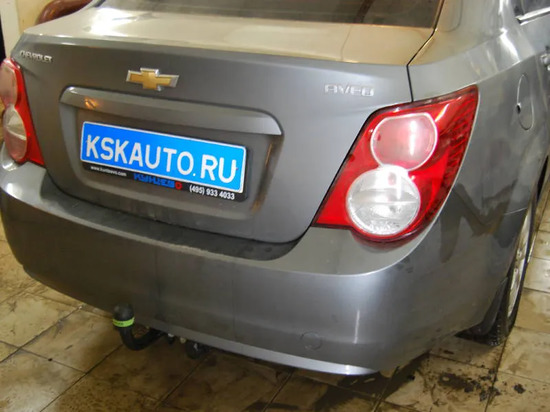Фаркоп Лидер-Плюс для Chevrolet Aveo II Т300 седан 2012-2015. Артикул C215-A