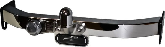 Фаркоп Baltex для Toyota Land Cruiser 200 (кроме комплектаций Executive и Excalibur) 2007-2022 (с декор. накладкой и фонарем). Фланцевое крепление. Артикул Y20F