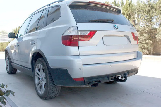Фаркоп Aragon (быстросъемный крюк, вертикальное крепление) для BMW X3 Е83 2004-2010.. Артикул E0805AV