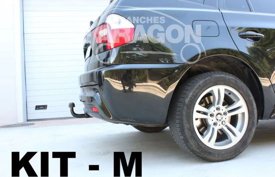 Фаркоп Aragon (быстросъемный крюк, вертикальное крепление) для BMW X3 Е83 2004-2010.. Артикул E0805AV