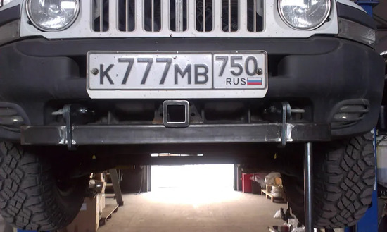 Фаркоп Bizon передний для Тагаз Tager 2008-2012. Быстросъемный крюк. Артикул FA 0944-E