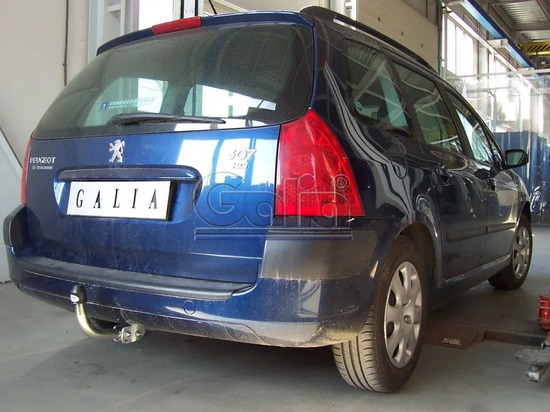 Фаркоп Galia оцинкованный для Peugeot 307 универсал 2002-2008. Артикул P036A