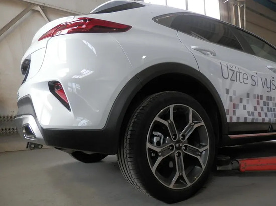 Фаркоп Galia оцинкованный для Kia XCeed 2019-2022. Быстросъемный крюк. Артикул K049C