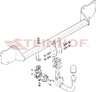 Фаркоп Steinhof для Mini Countryman S/SD R60 2010-2017. Быстросъемный крюк. Артикул M-283