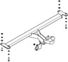 Фаркоп AvtoS для Chery Amulet хэтчбек, седан 2003-2022. Артикул CE 01