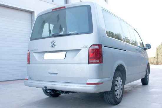 Фаркоп Aragon (быстросъемный крюк, горизонтальное крепление) для Volkswagen Caravelle T5 2003-2015.. Артикул E6706DS
