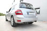 Фаркоп Aragon (быстросъемный крюк, вертикальное крепление) для Mercedes-Benz GLK-Класс X204 2008-2015.. Артикул E4121AV