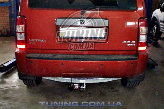 Фаркоп Galia оцинкованный для Jeep Cherokee KK (Cherokee в России, Liberty в США) 2007-2013. Артикул J009A