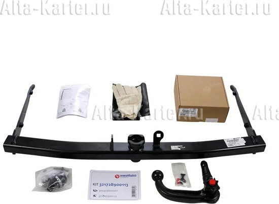 Фаркоп Westfalia с электрикой для Volkswagen Tiguan 2007-2016. Артикул 321728900113