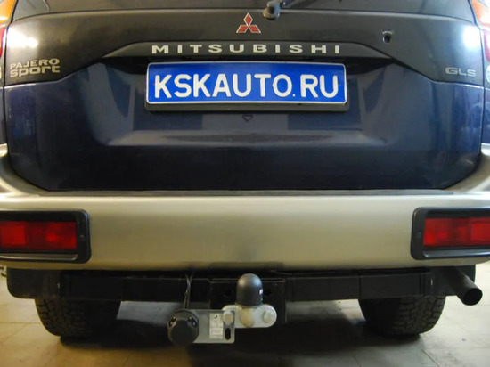 Фаркоп Лидер-Плюс для Mitsubishi Pajero Sport I 1998-2008. Фланцевое крепление. Артикул M107-F