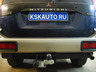 Фаркоп Лидер-Плюс для Mitsubishi Pajero Sport I 1998-2008. Фланцевое крепление. Артикул M107-F