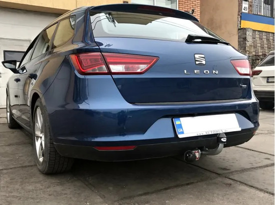 Фаркоп Galia оцинкованный для Seat Leon III ST универсал 2012-2020. Артикул S108A