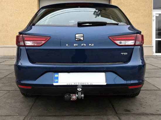 Фаркоп Galia оцинкованный для Seat Leon III ST универсал 2012-2020. Артикул S108A