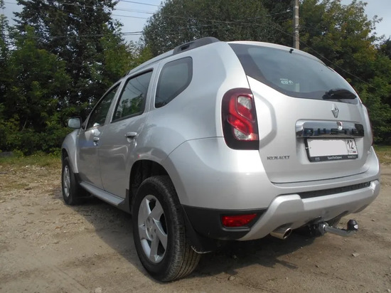 Фаркоп Galia оцинкованный для Nissan Terrano III 2014-2022. Быстросъемный крюк. Артикул D041C