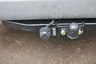 Фаркоп Auto-Hak для Mercedes-Benz Sprinter W903 фургон (с подножкой, кол. база 3,55/4,025м) 1995-2006. Фланцевое крепление. Артикул D 19