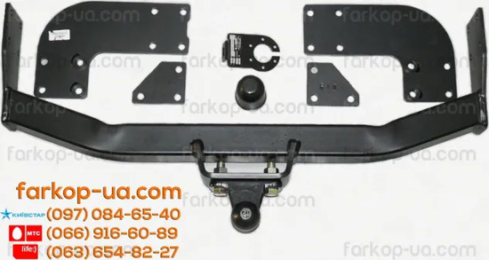 Фаркоп Auto-Hak для Mercedes-Benz Sprinter W903 фургон (с подножкой, кол. база 3,55/4,025м) 1995-2006. Фланцевое крепление. Артикул D 19