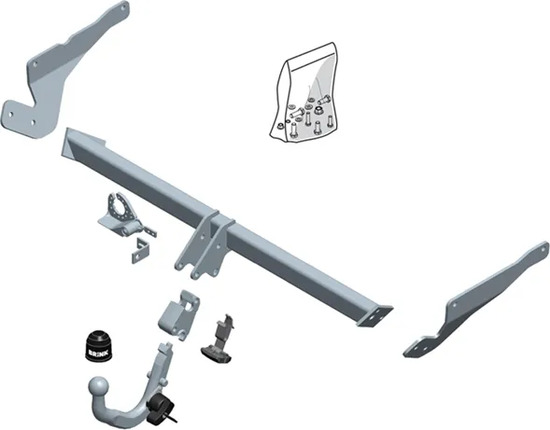 Фаркоп Brink (Thule) для Mazda CX-5 I 2011-2017. Быстросъемный крюк. Артикул 669400