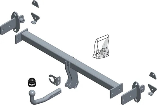 Фаркоп Brink (Thule) для Mercedes-Benz GLC-Class X253 2015-2022. Артикул 609100