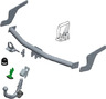 Фаркоп Brink (Thule) для Renault Logan II седан 2014-2022. Быстросъемный крюк. Артикул 577900