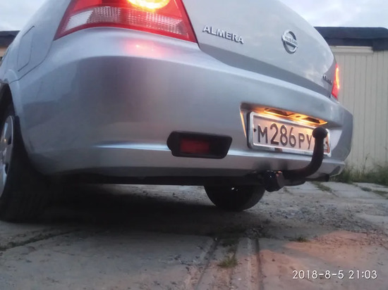 Фаркоп AvtoS для Nissan Almera Classic 2007-2013. Артикул NS 14