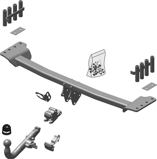 Фаркоп Brink (Thule) для SsangYong Rexton IV G4 2017-2022. Артикул 635100