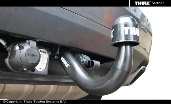 Фаркоп Brink (Thule) для Volkswagen Touareg I (без зап.колеса) 2002-2010. Быстросъемный крюк. Артикул 469100