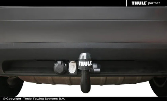 Фаркоп Brink (Thule) для Volkswagen Touareg I (без зап.колеса) 2002-2010. Быстросъемный крюк. Артикул 469100