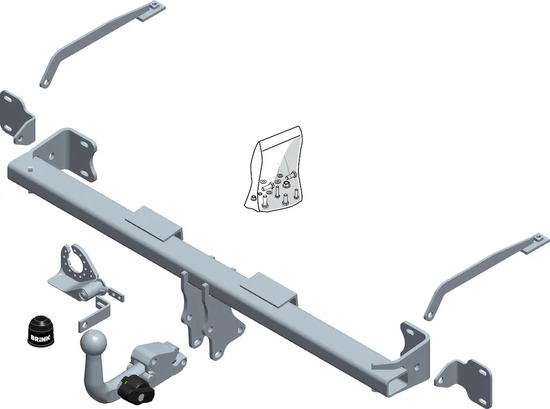 Фаркоп Brink (Thule) для Ford Tourneo Connect II (вкл. Grand) 2014-2022. Быстросъемный крюк. Артикул 586000