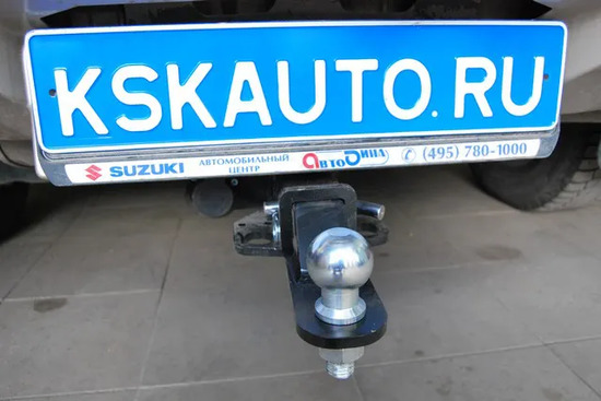 Фаркоп Bizon для Suzuki Grand Vitara III 5-дв. 2005-2015. Быстросъемный крюк. Артикул FA 0375-E