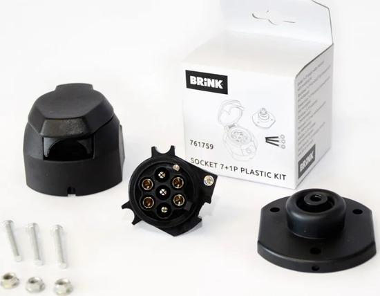 Розетка фаркопа Brink (Thule) 7-полюсная для Nissan Navara D23 2014-2022. Артикул 732763