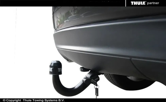 Фаркоп Brink (Thule) для Jeep Grand Cherokee WK2 рестайлинг 2013-2022. Быстросъемный крюк. Артикул 542000