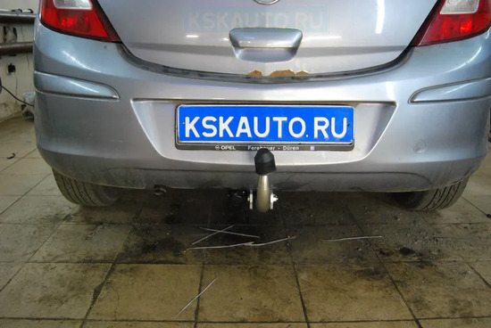 Фаркоп Galia оцинкованный для Opel Corsa D 2006-2014. Артикул F101A