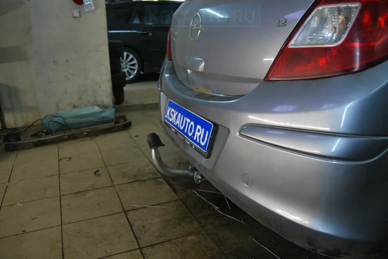 Фаркоп Galia оцинкованный для Opel Corsa D 2006-2014. Артикул F101A