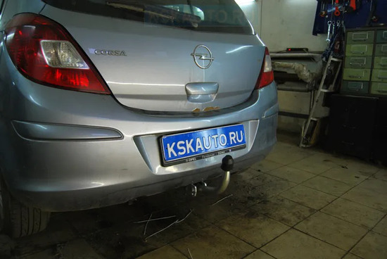 Фаркоп Galia оцинкованный для Opel Corsa D 2006-2014. Артикул F101A