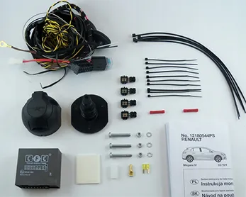Штатная электрика фаркопа Hak-System (полный комплект) 7-полюсная для Renault Scenic, Grand Scenic IV 2017-2022. Артикул 12180544