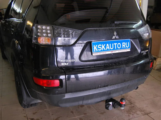 Фаркоп Oris (ранее Bosal) для Peugeot 4007 2007-2012. Быстросъемный крюк под американский квадрат. Артикул 4165-E