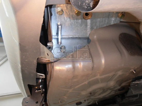 Фаркоп Galia оцинкованный для Toyota Corolla E150 седан 2007-2013. Артикул T060A
