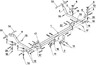 Фаркоп Auto-Hak для Citroen Jumper II L4 платформа 2006-2022. Фланцевое крепление. Артикул R 46