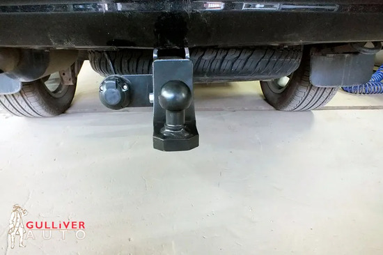 Фаркоп Imiola для Toyota Land Cruiser 200 2007-2022. Быстросъемный крюк под квадрат. Артикул T.059